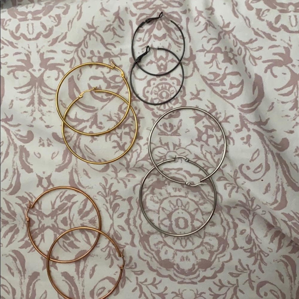 Hoop earrings